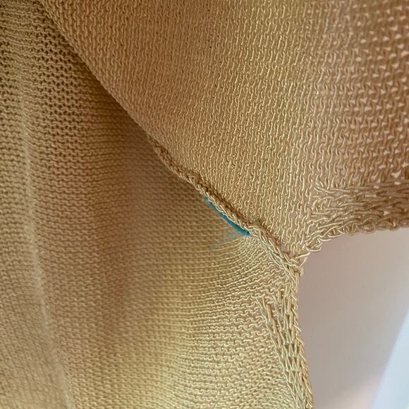 J. McLaughlin Callum Sweater Cream Knit V-neck Minimalist Women's size Small - Picture 10 of 10